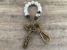Load image into Gallery viewer, White Benedictine Decade Rosary