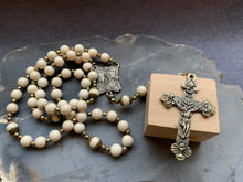 Load image into Gallery viewer, His and Her's Black and Ivory Rosaries