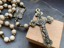 Load image into Gallery viewer, His and Her's Black and Ivory Rosaries