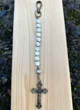 Load image into Gallery viewer, White Wire Decade Rosary