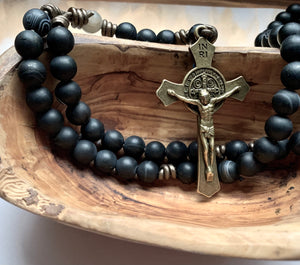 THE ORGINAL Black Mission Rosary