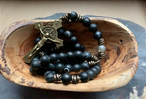Black Mission Rosary