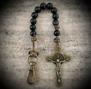 Black Benedictine Decade Rosary